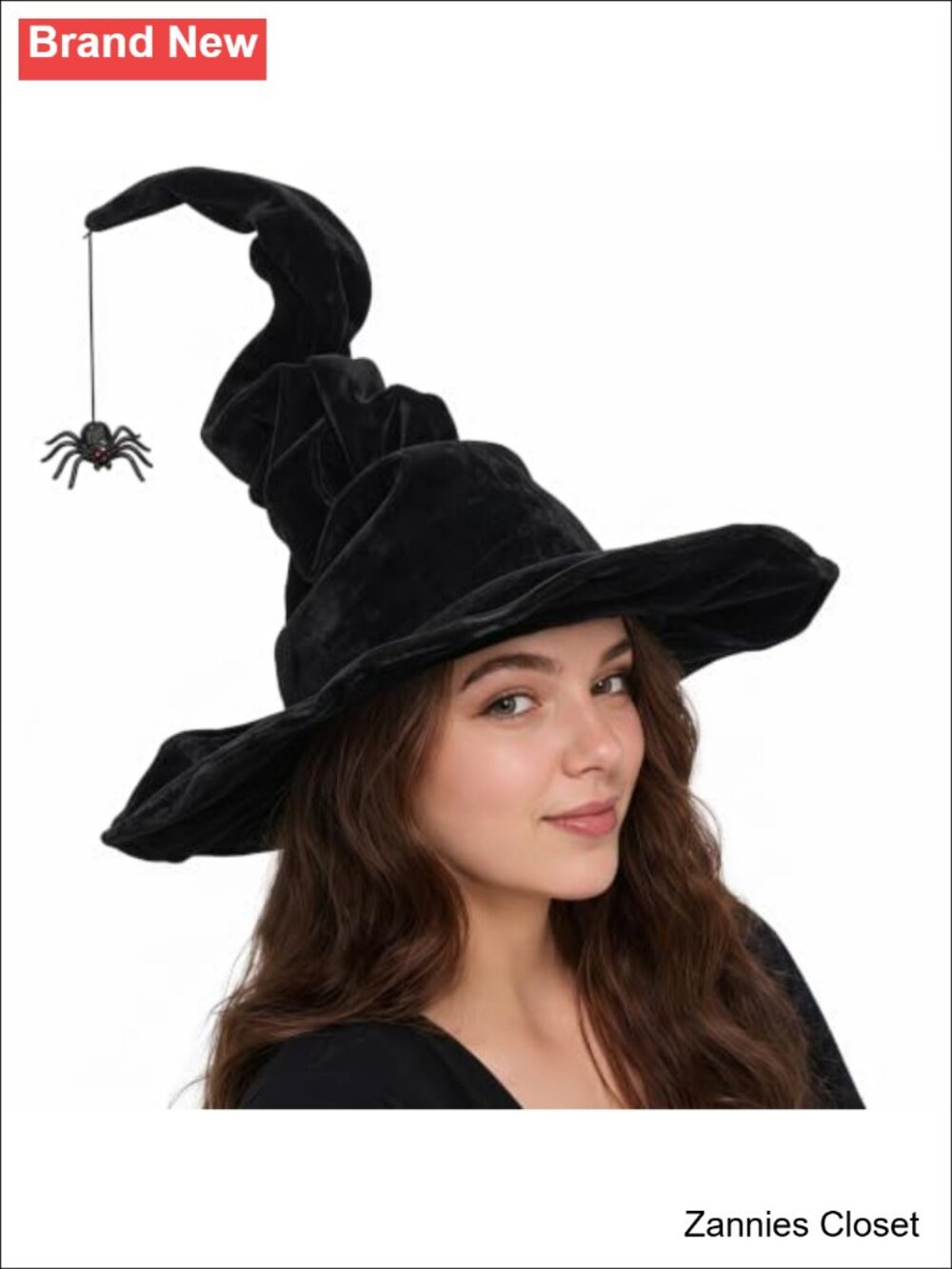 👻 Witch Hat Costume Hat Velvet One Size Fits Most Adult Cosplay Halloween